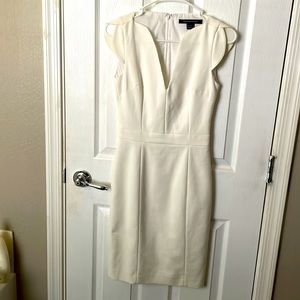 Ivory French connection midi bodycon dress